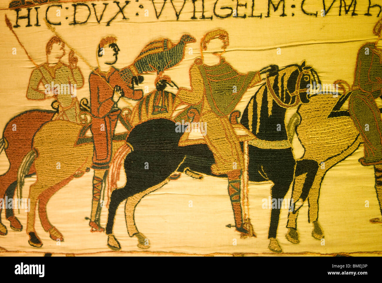 Arazzo di Bayeux, Francia Foto Stock