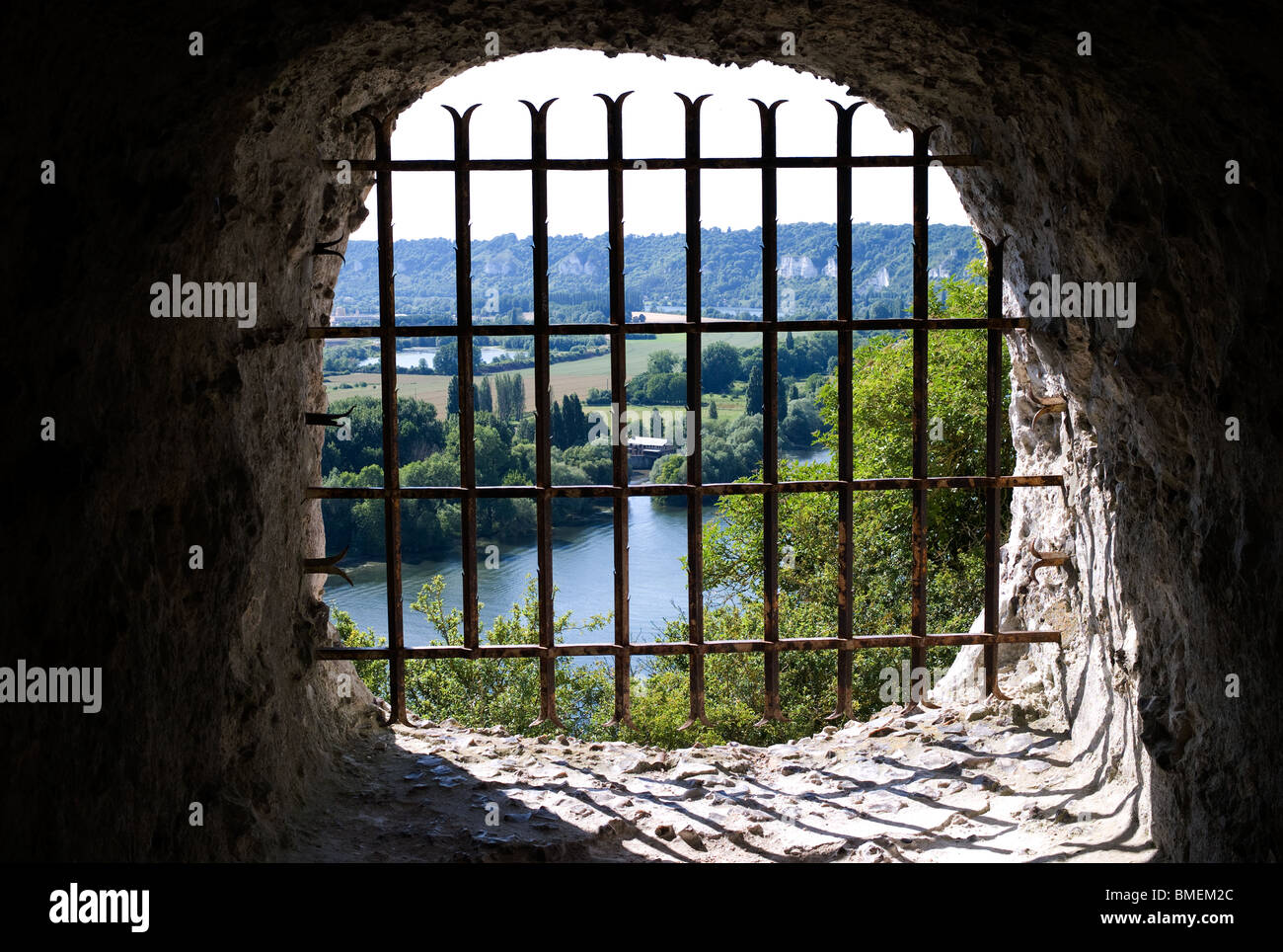 CHATEAU GAILLARD Les Andelys, FRNACE Foto Stock