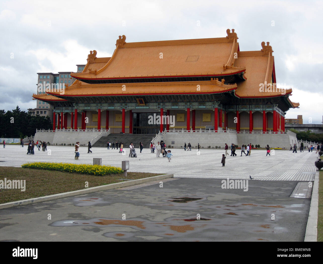 Teatro dell'opera nazionale dall'architettura tradizionale di Taipei Foto Stock