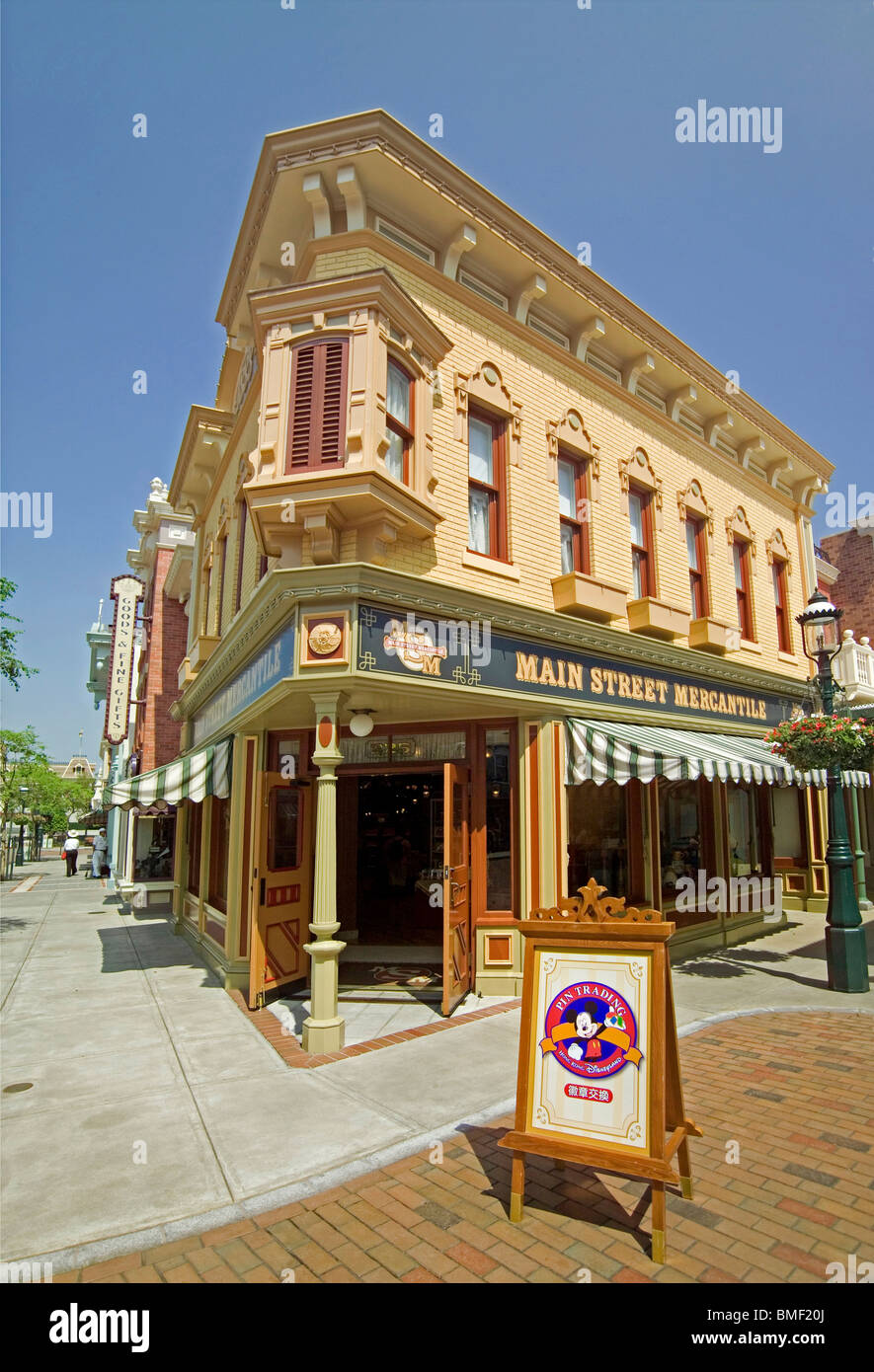 Strada principale mercantili, Hong Kong Disneyland, l'Isola di Lantau, Hong Kong, Cina Foto Stock