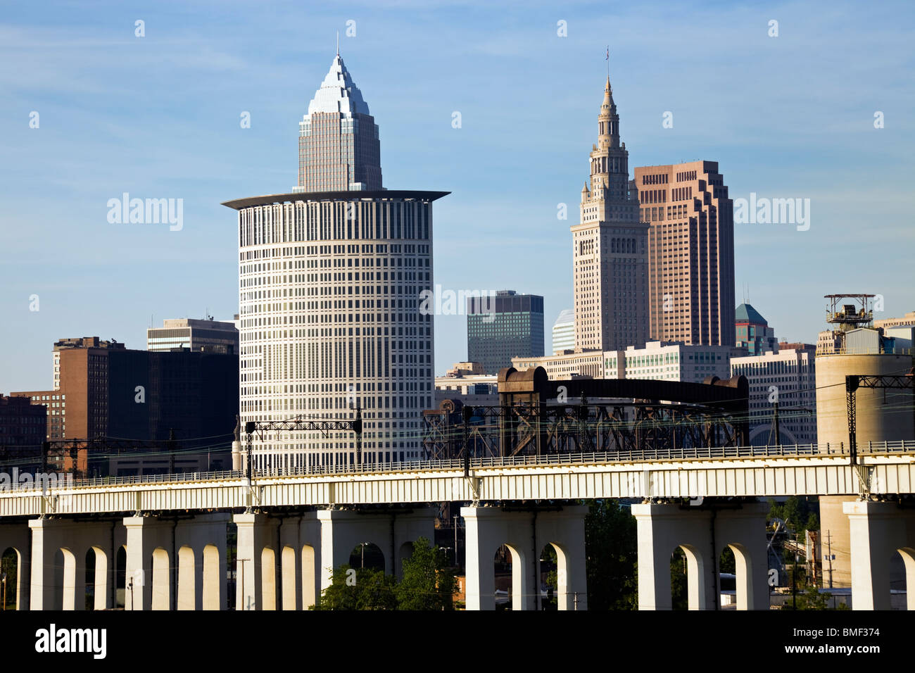 Ponti in Cleveland Foto Stock