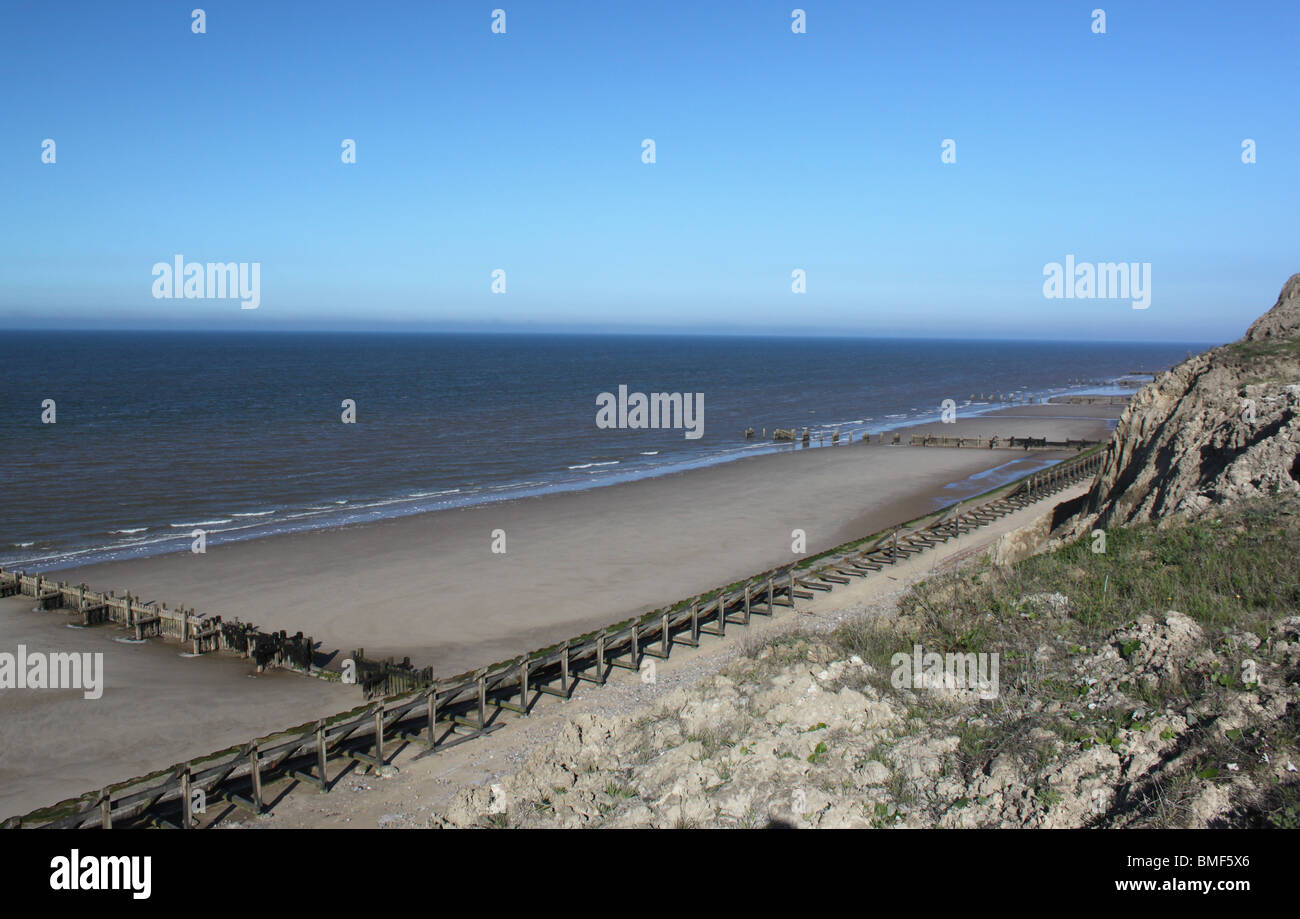 Trimmingham. Il villaggio è piccolo e tranquillo, poco affollato e pulire. Tra Mundesley e Cromer, Norfolk, Inghilterra, Regno Unito. Foto Stock