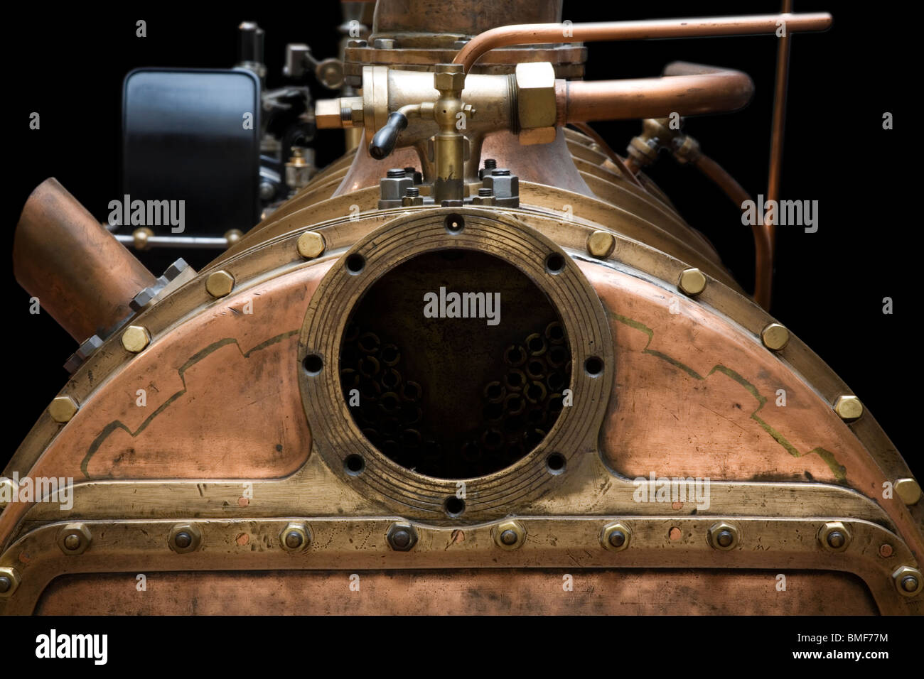 Xix e agli inizi del XX secolo del vapore e macchine diesel, tripla espansione motore marino 1883, Deutsches Museum di Monaco di Baviera, Germania Foto Stock