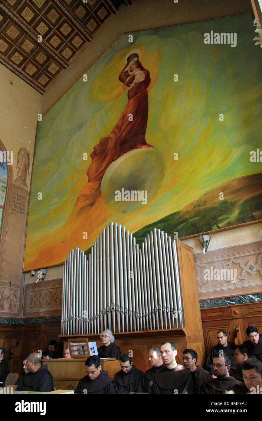 Israele, Gerusalemme, Visitazione giornata presso la chiesa della Visitazione di Ein Karem Foto Stock