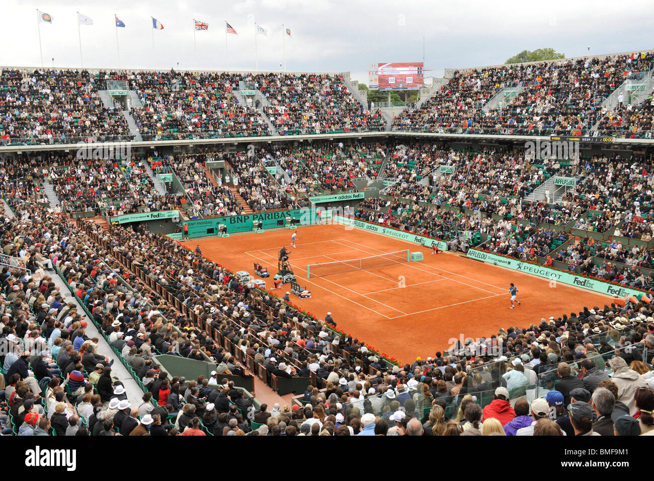 Corte Philippe Chatrier al 2010 francesi aperti Foto Stock