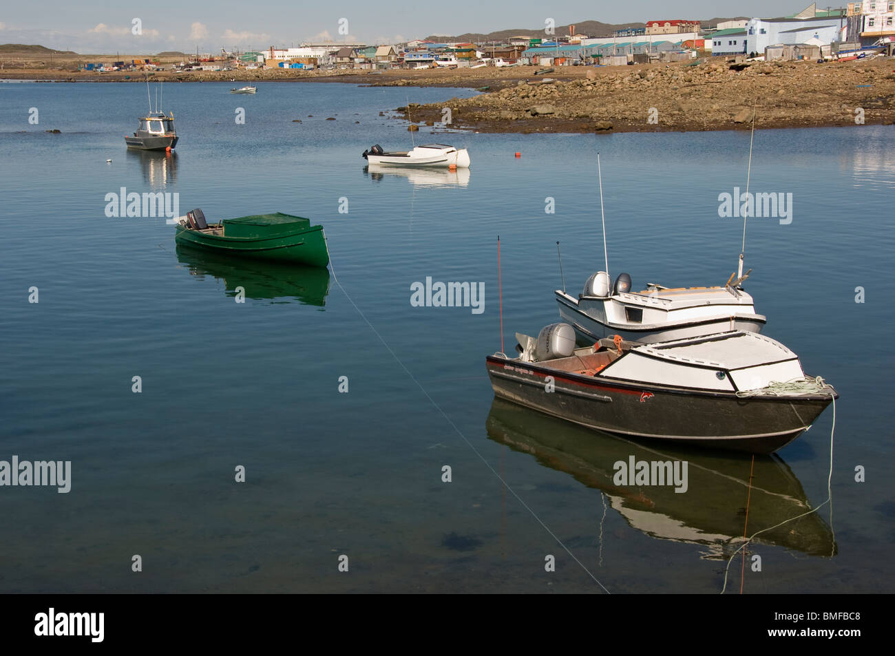 Iqaluit, Frobisher Bay, Isola Baffin, Nunavut, Canada Foto Stock