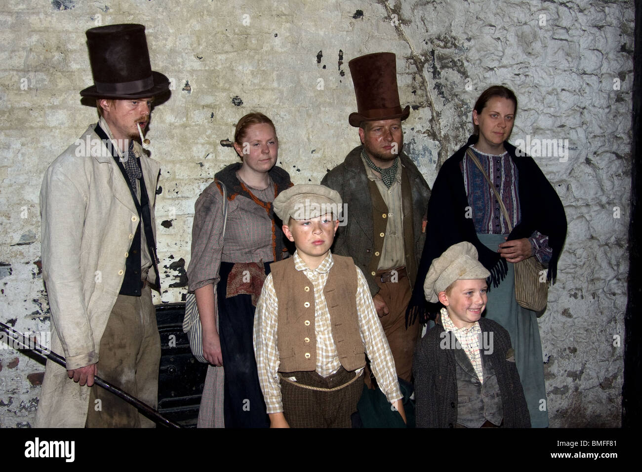 Dickens festival dickensian vittoriano caratteri high street rochester Kent England Regno Unito Europa Foto Stock