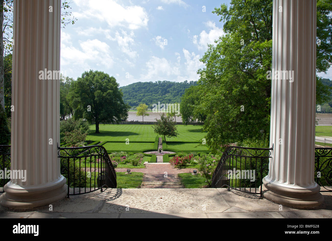 La Lanier Mansion in Madison, Indiana Foto Stock