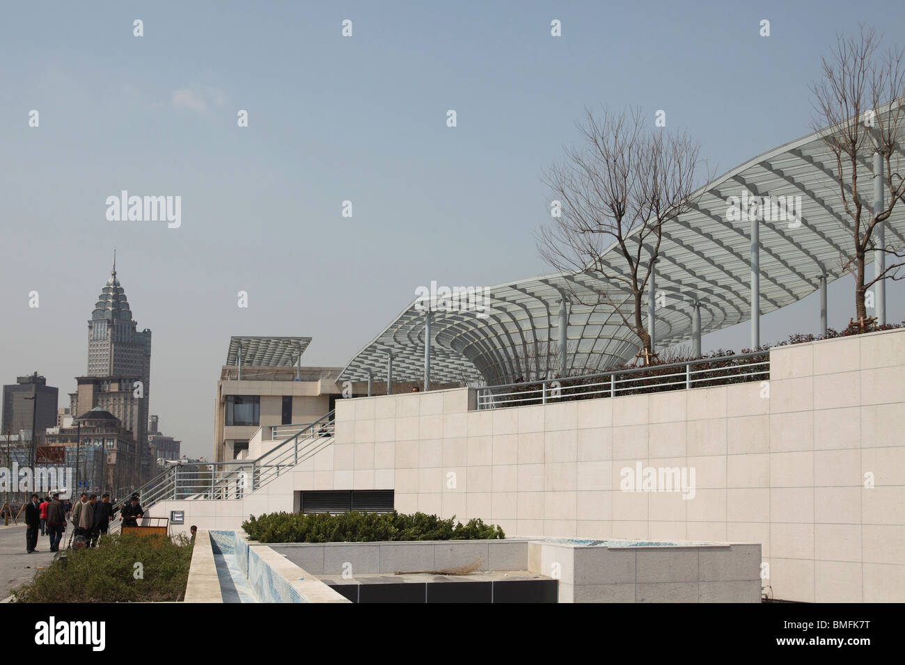 Bin Jiang Avenue, il Bund, Shanghai, Cina Foto Stock