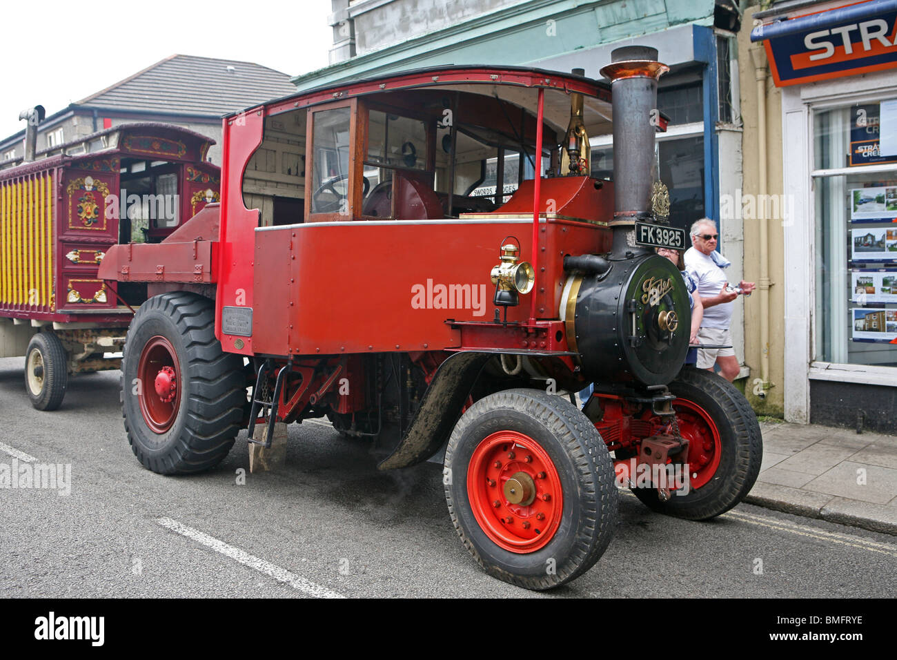 Il vapore Trevithick rally a Camborne Foto Stock