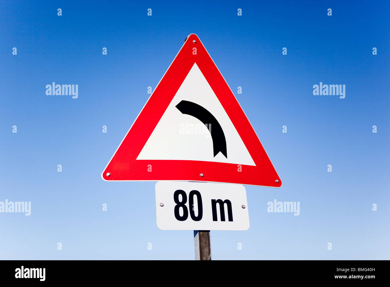 curvatura; curva Foto Stock