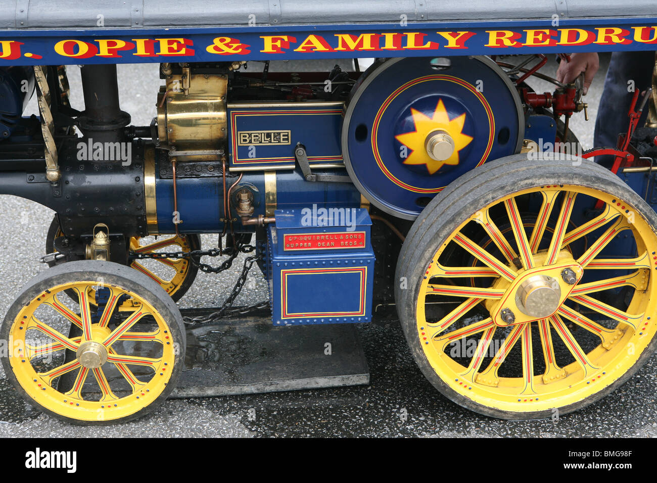 Il vapore Trevithick rally a Camborne Foto Stock