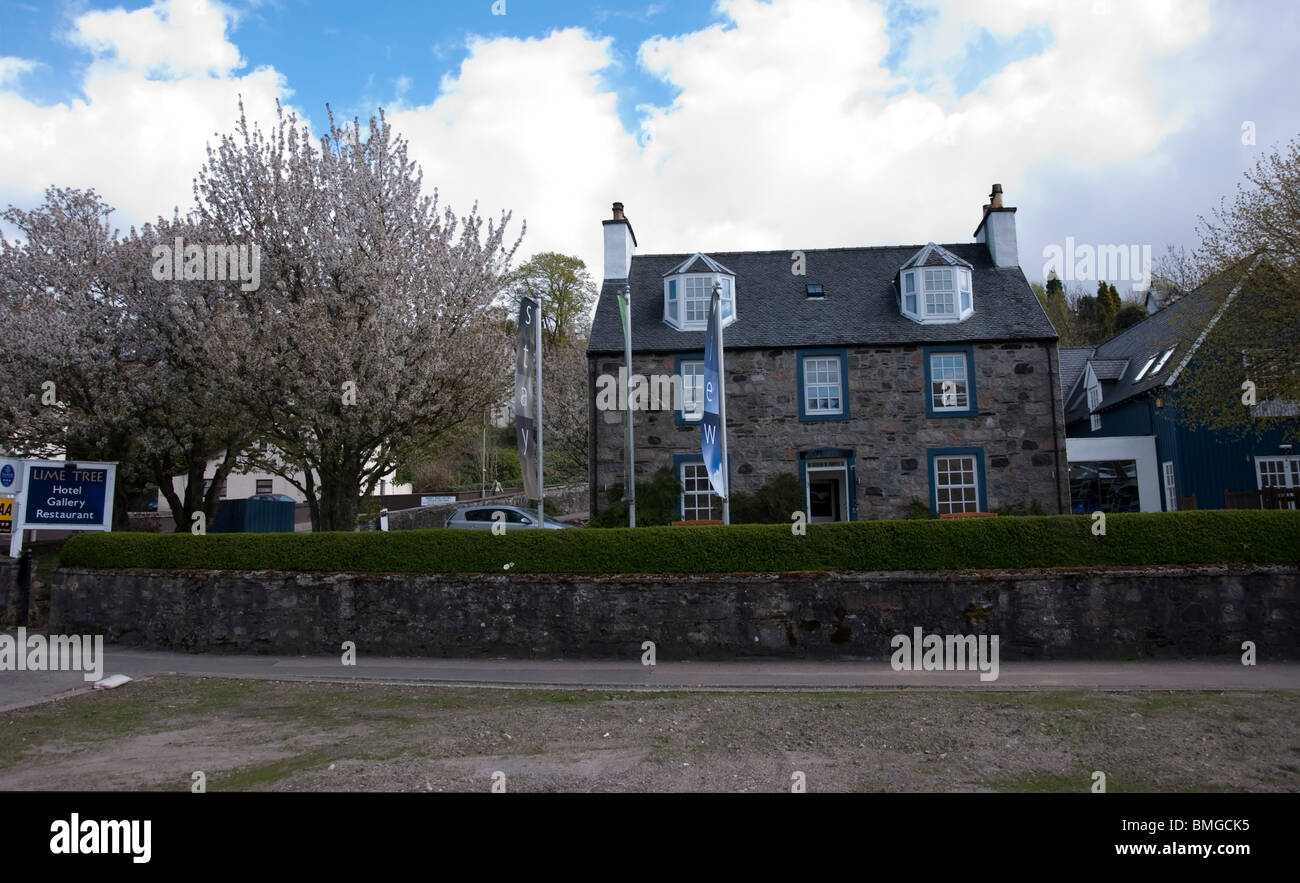 Il Lime Tree Hotel Gallery & Ristorante Achintore Road Fort William Lochaber Highlands scozzesi Scozia Scotland Foto Stock