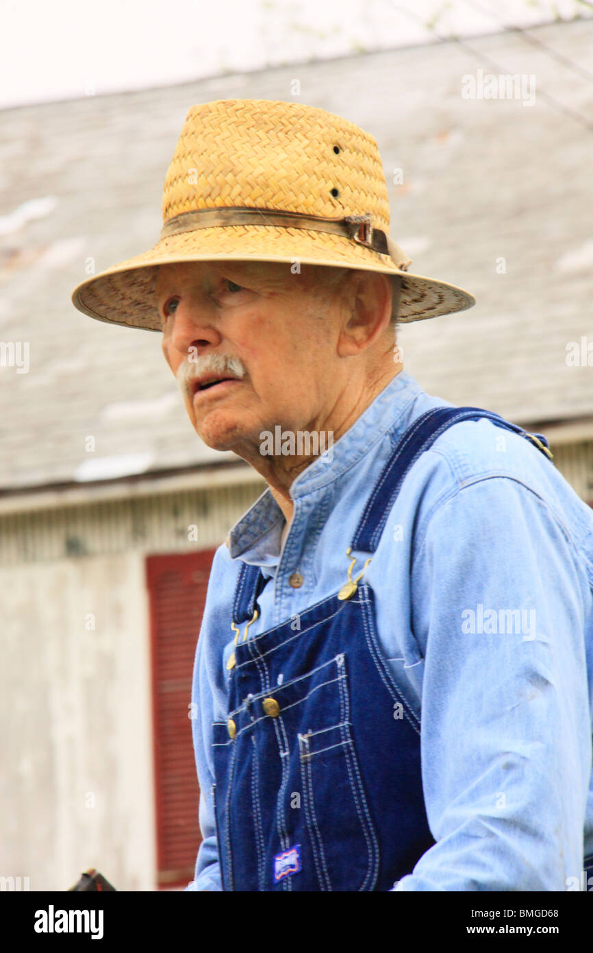 Charlie Lindsay rigidi cavallo sei team Bell, Greencastle, Pennsylvania Foto Stock