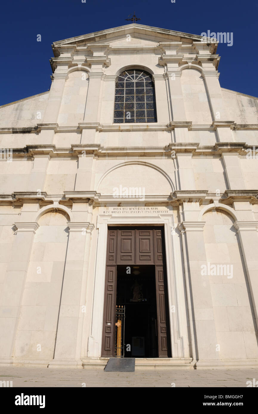 Basilica di Rovigno township in Croazia Foto Stock