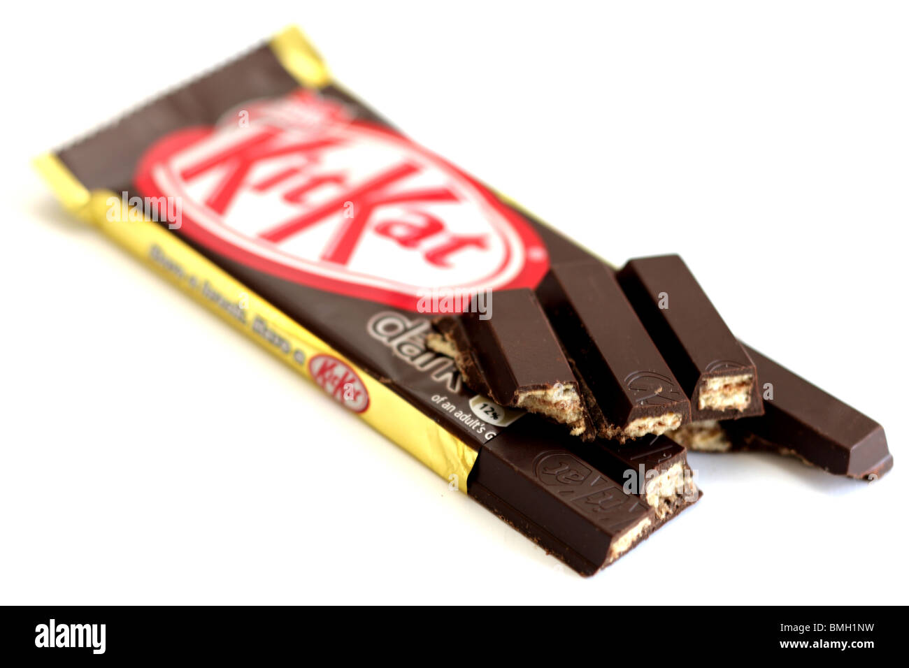 Kit Kat dark chocolate bar Foto Stock