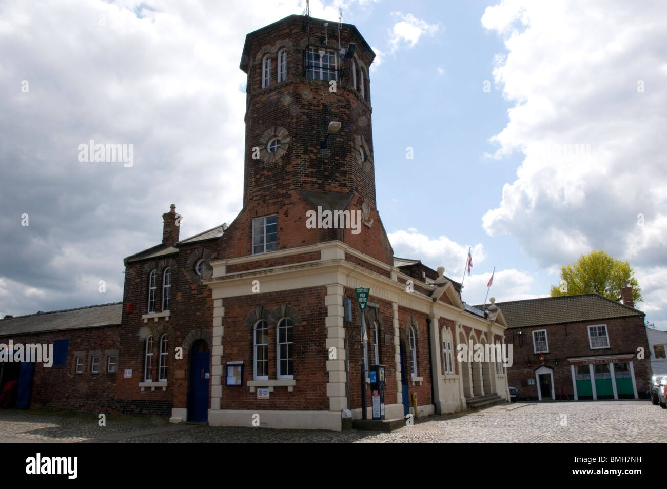 Il pilota di Office su comuni Staithe Quay, King's Lynn, Norfolk, Inghilterra Foto Stock