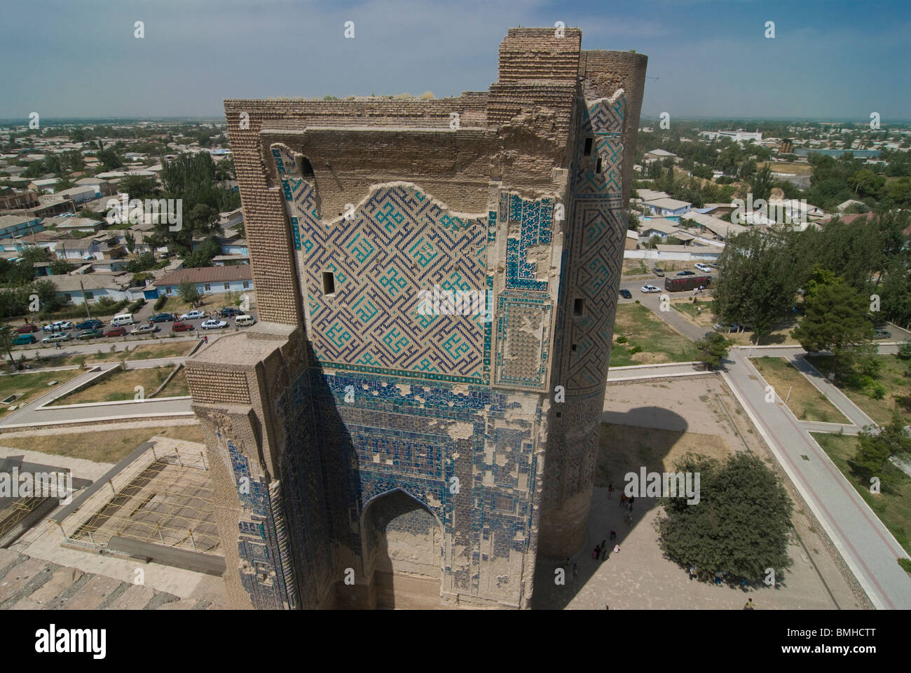 Palazzo Ak-Saray, Timur's Summer Palace, Shakrisabz, Uzbekistan Foto Stock