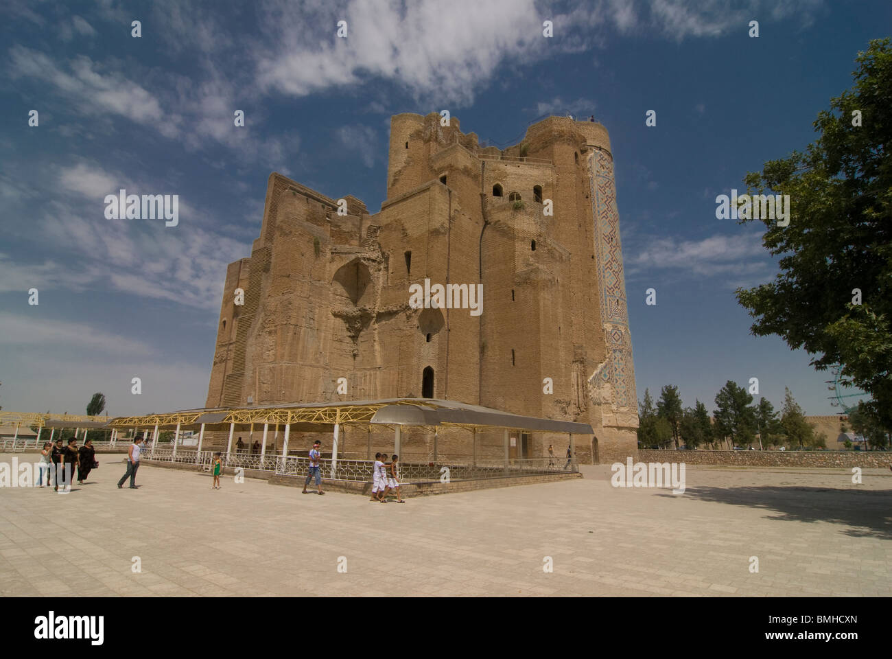 Palazzo Ak-Saray, Timur's Summer Palace, Shakrisabz, Uzbekistan Foto Stock