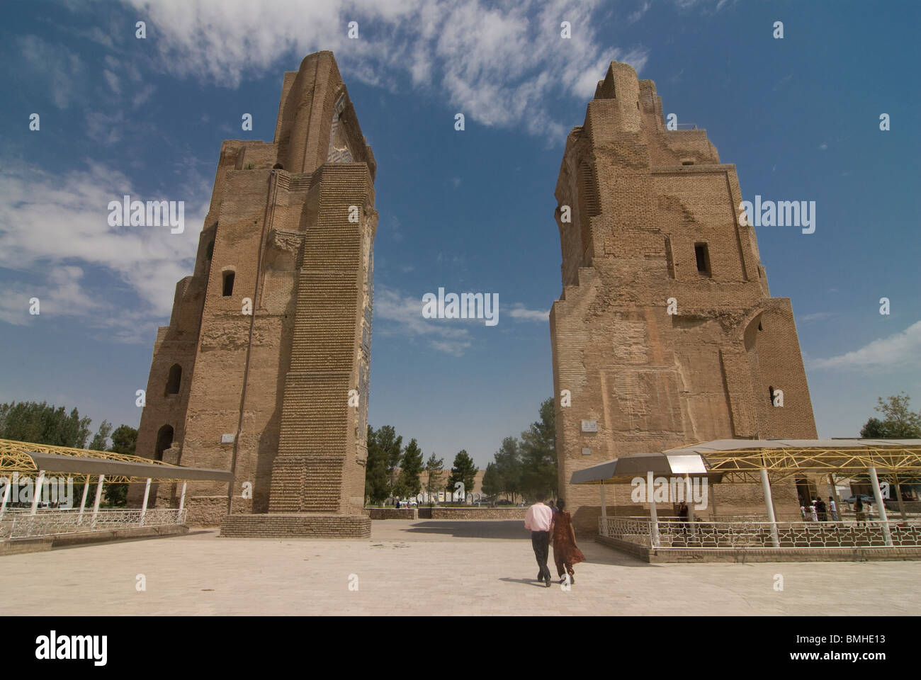 Palazzo Ak-Saray, Timur's Summer Palace, Shakrisabz, Uzbekistan Foto Stock