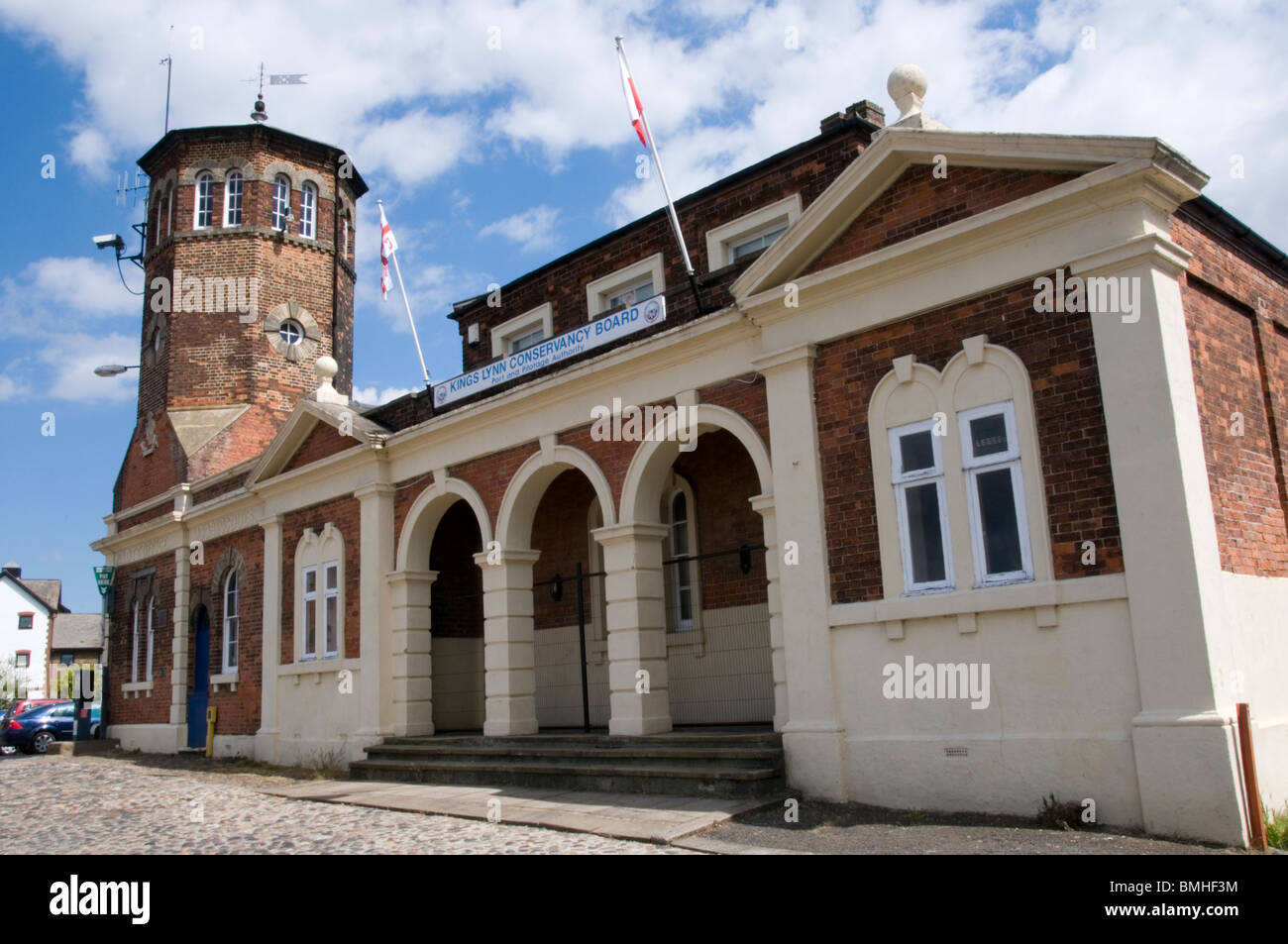 Il pilota di Office su comuni Staithe Quay, King's Lynn, Norfolk, Inghilterra Foto Stock