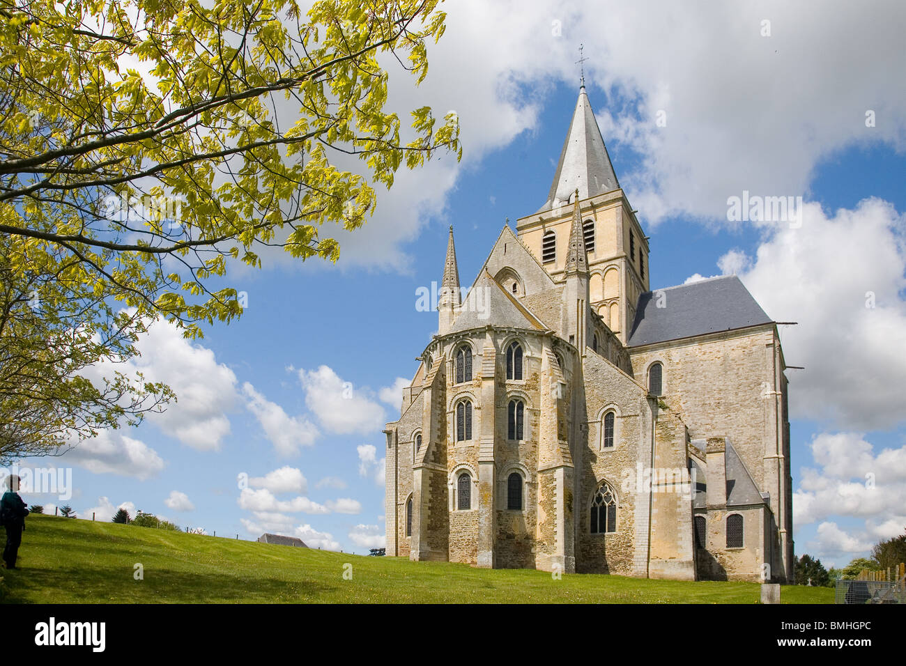 L' Abbazia di Cerisy-la-Foret in Normandia, dedicato a San Vigor Foto Stock