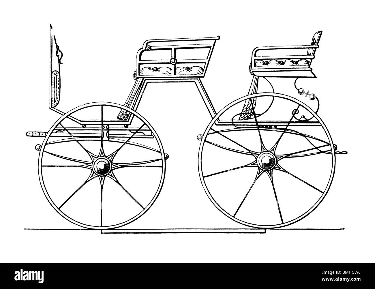In bianco e nero di taglio per incisione fuori isolato su bianco. Illustrazione di un oggetto d'arte esposta presso la grande esposizione di Londra 1851. Foto Stock