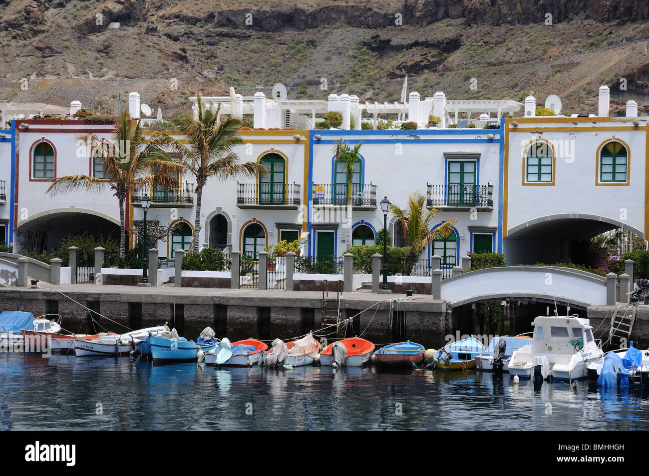 Puerto de Mogan, Grand Isola Canarie Spagna Foto Stock