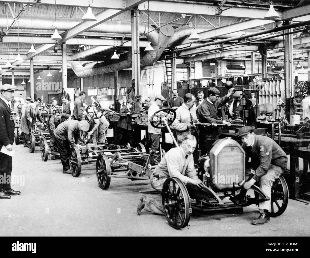 Humber fabbrica di automobili a Coventry 1923 Foto Stock