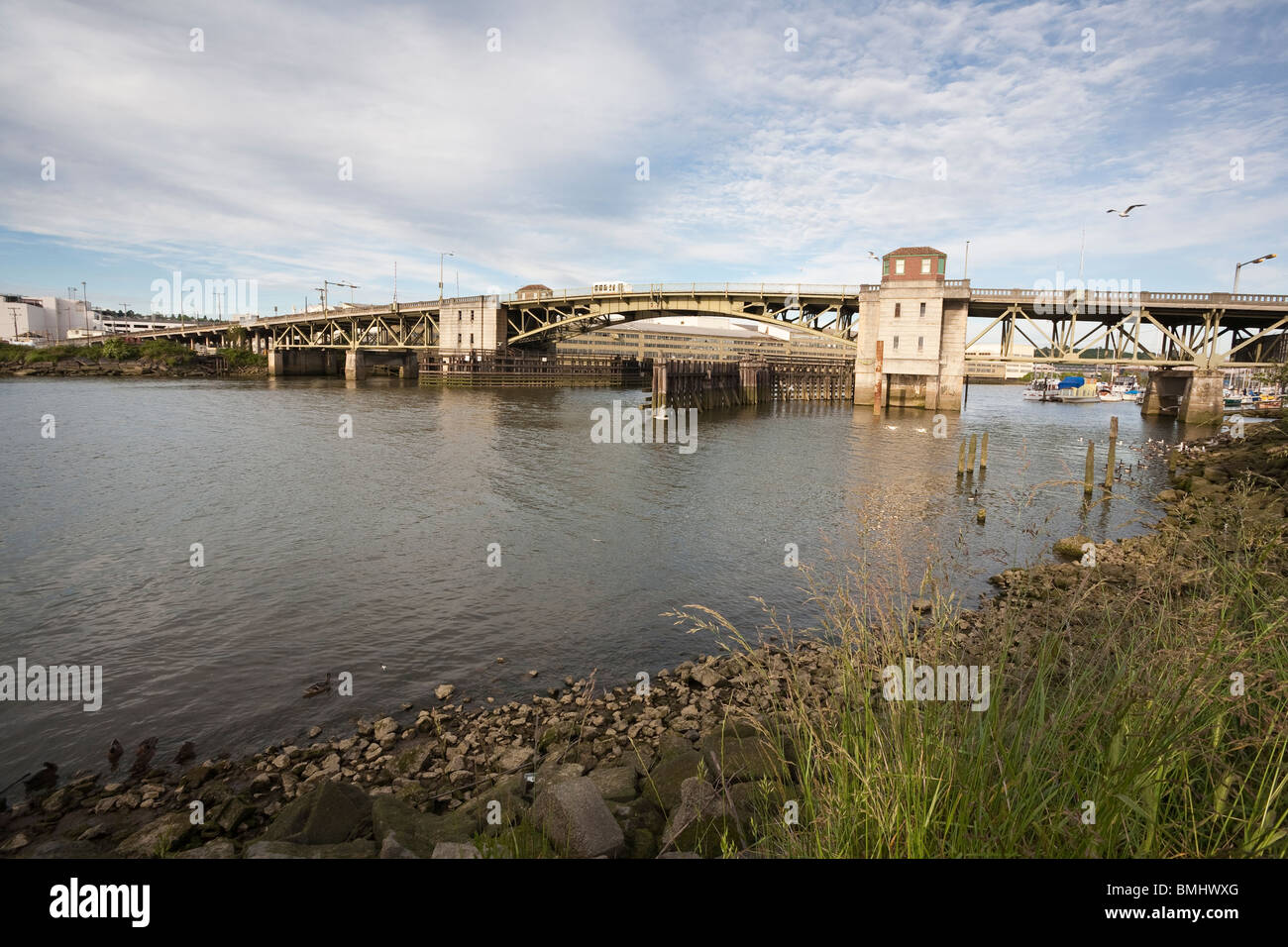 South Park Bridge - South Park quartiere - Seattle, Washington Foto Stock