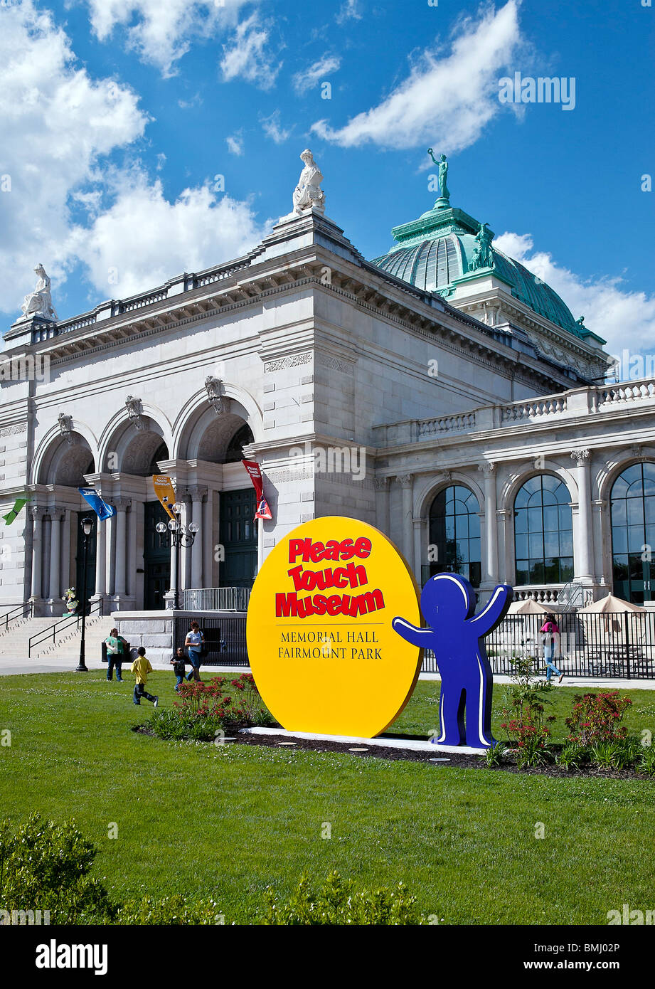 Si prega di toccare il museo dei bambini, Philadelphia, PA, Pennsylvania, USA. Circa 1876 Foto Stock