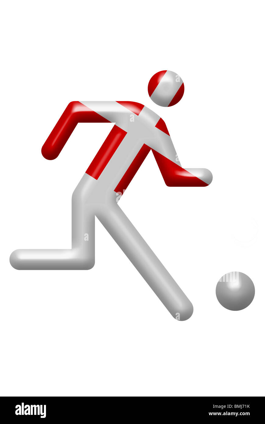 La Danimarca team pittogramma Foto Stock