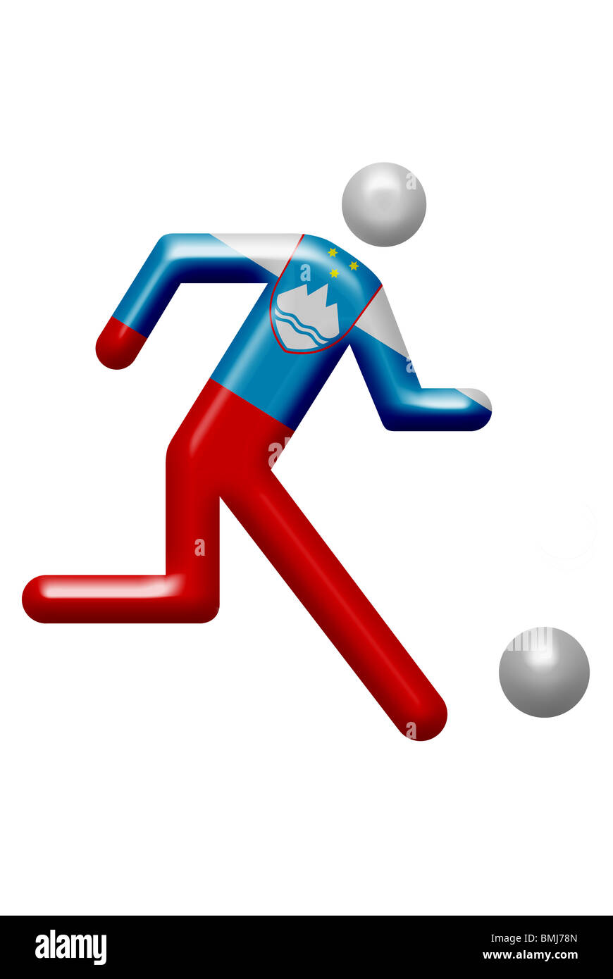 La Slovenia team pittogramma Foto Stock