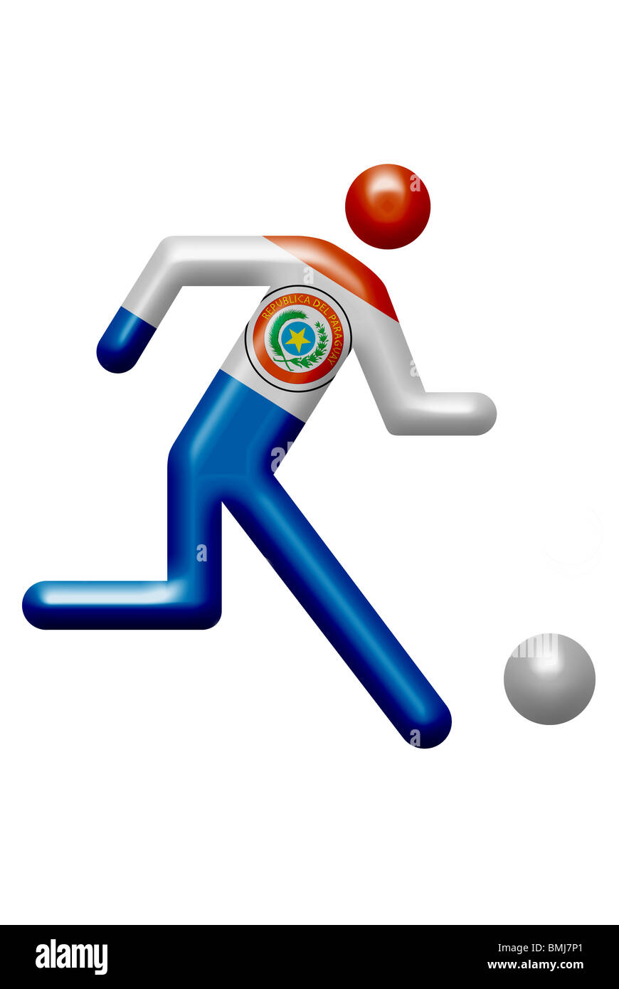 Il Paraguay pittogramma team Foto Stock