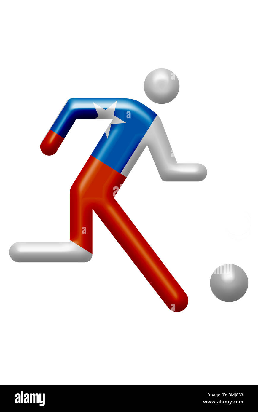 Il Cile team pittogramma Foto Stock