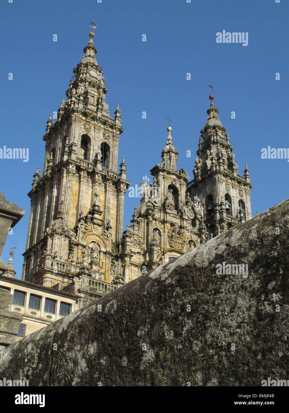 Cattedrale. Santiago de Compostela. La Galizia. Spagna. Modo di St James. Foto Stock