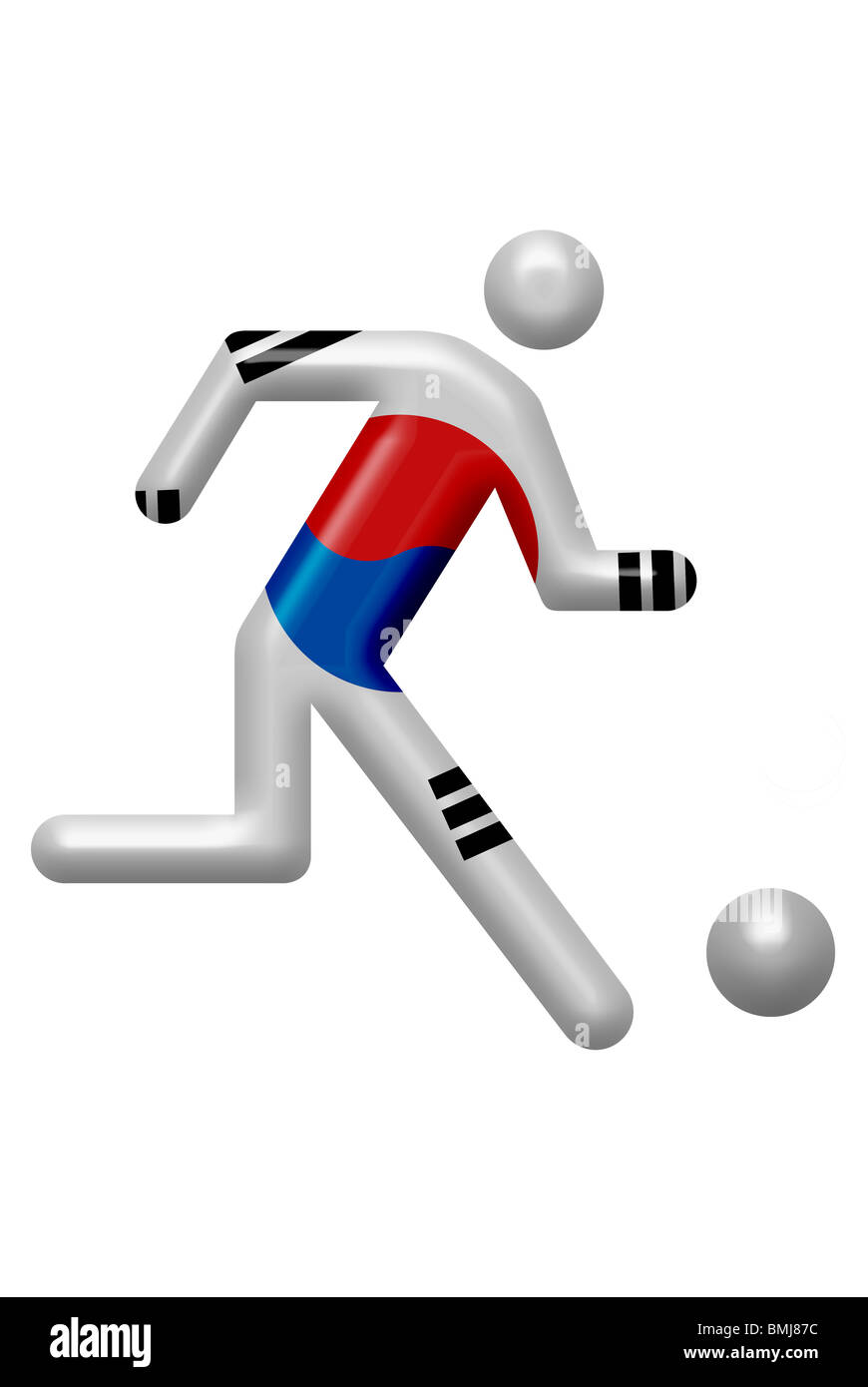 Corea del Sud team pittogramma Foto Stock