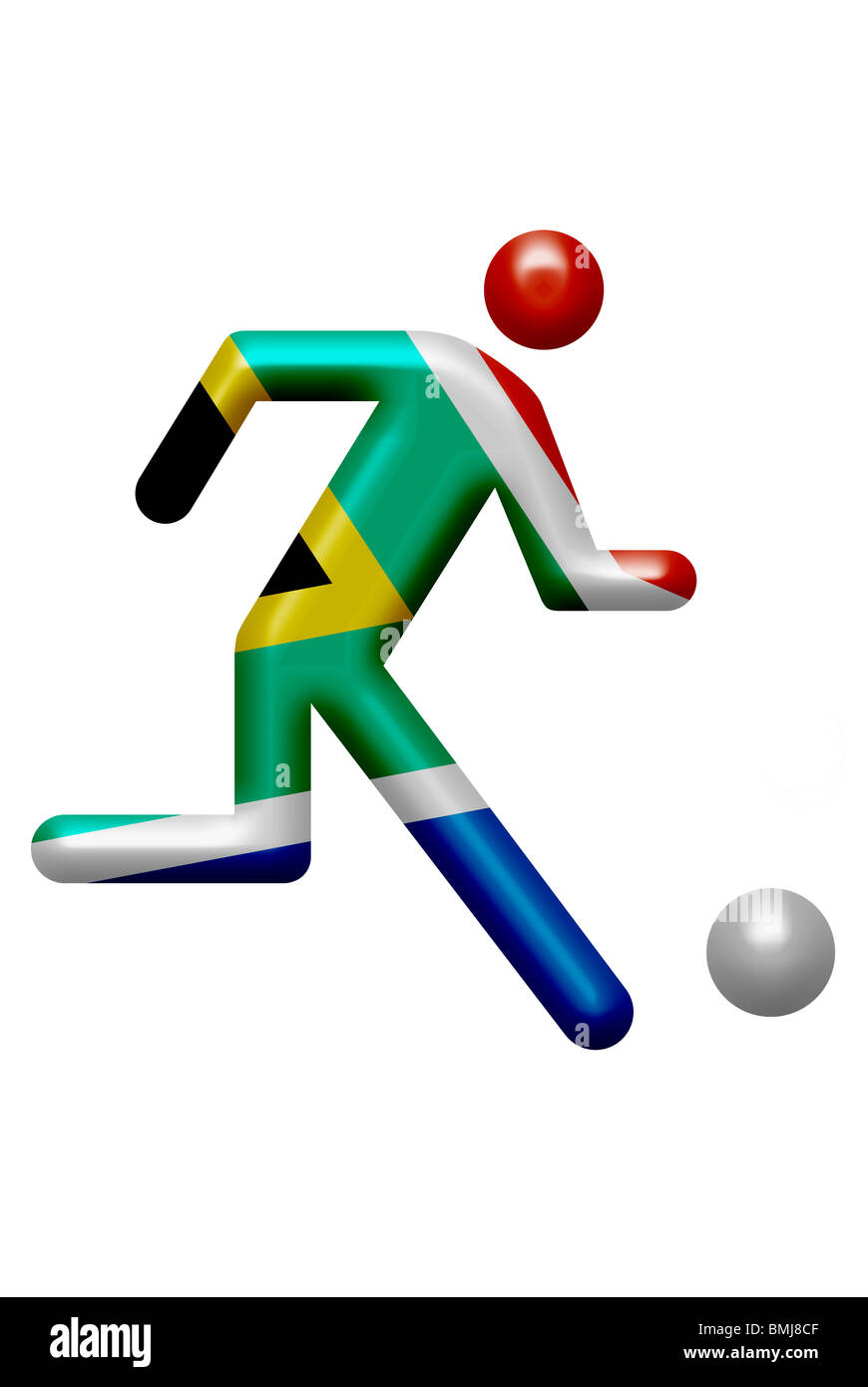 Sud Africa team pittogramma Foto Stock