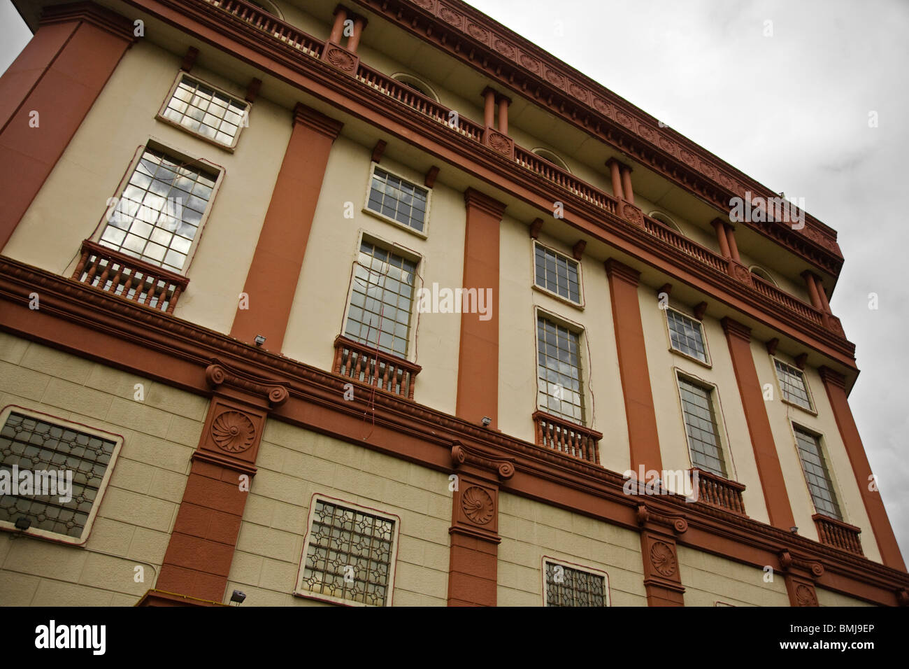 Di stile Spagnolo all'interno di edificio storico quartiere murato di Intramuros - Manila, Filippine Foto Stock