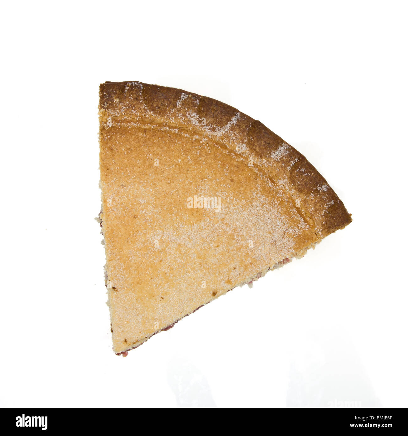 Ciliegio dolce torta isolata contro uno sfondo bianco Foto Stock
