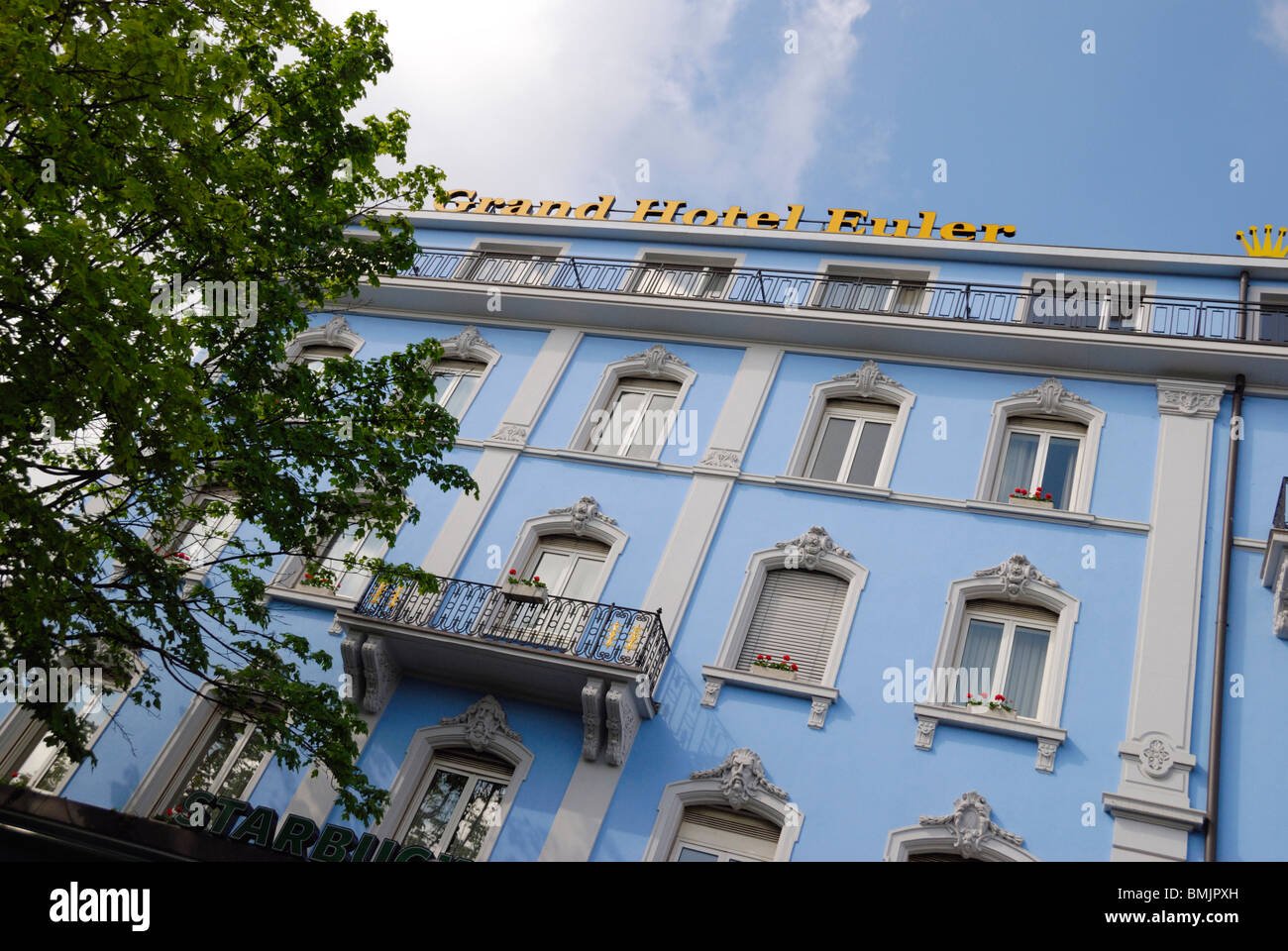 Hotel Euler in Centralbahnplatz, Basilea, Svizzera Foto Stock