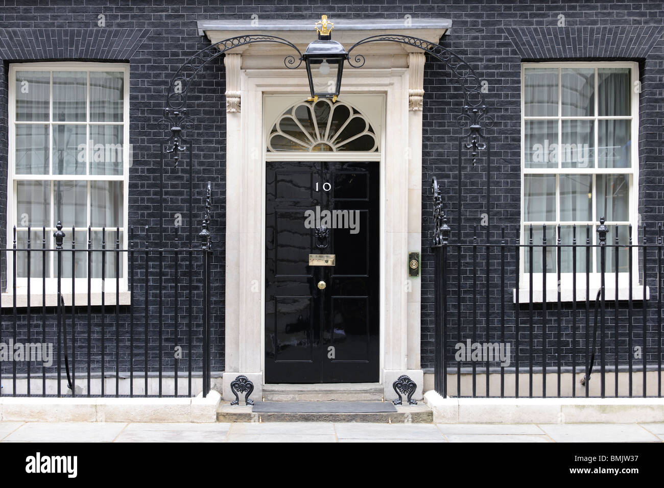 10 Downing Street, Whitehall, Londra, Foto Stock