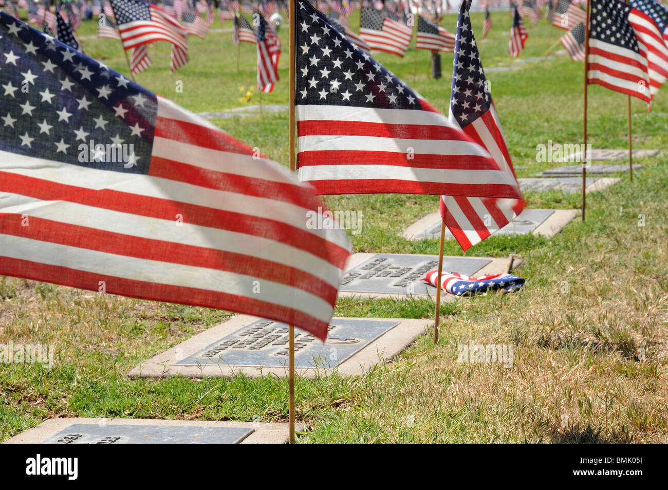 Il Memorial Day servizi onore caduti i veterani dei militari americani in Tucson, Arizona, Stati Uniti. Foto Stock