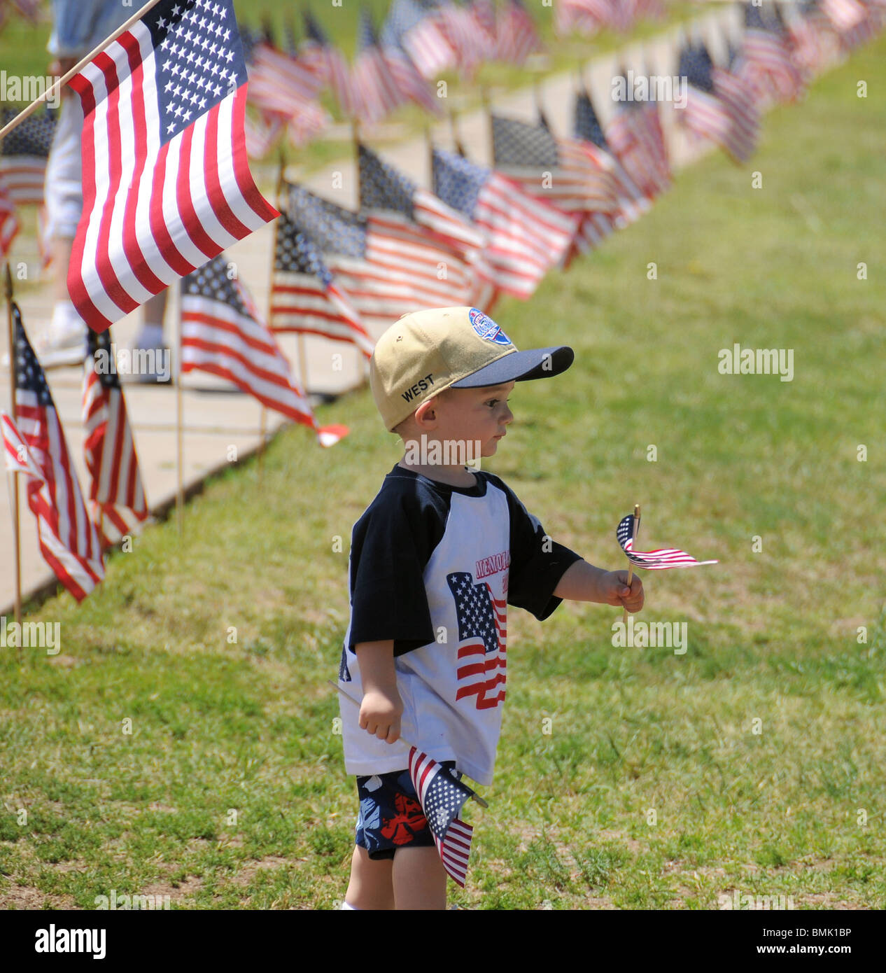 Il Memorial Day servizi onore caduti i veterani dei militari americani in Tucson, Arizona, Stati Uniti. Foto Stock