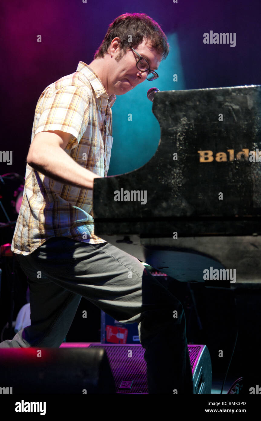 Ben Folds suonare dal vivo presso il Padiglione LC in Columbus Ohio Foto Stock