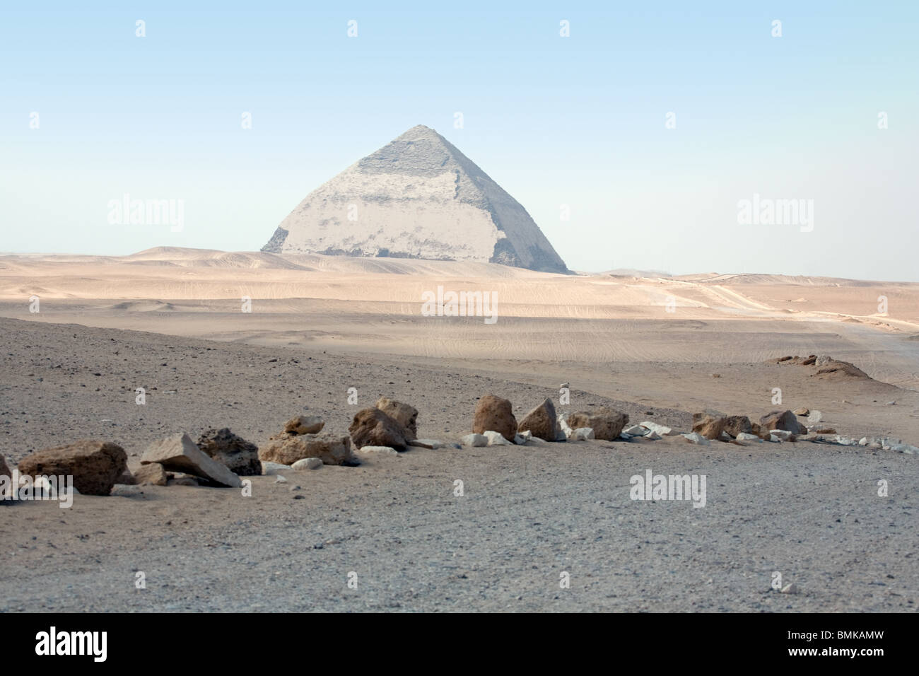 Snofru piegato della piramide a Dahshur, Egitto Foto Stock