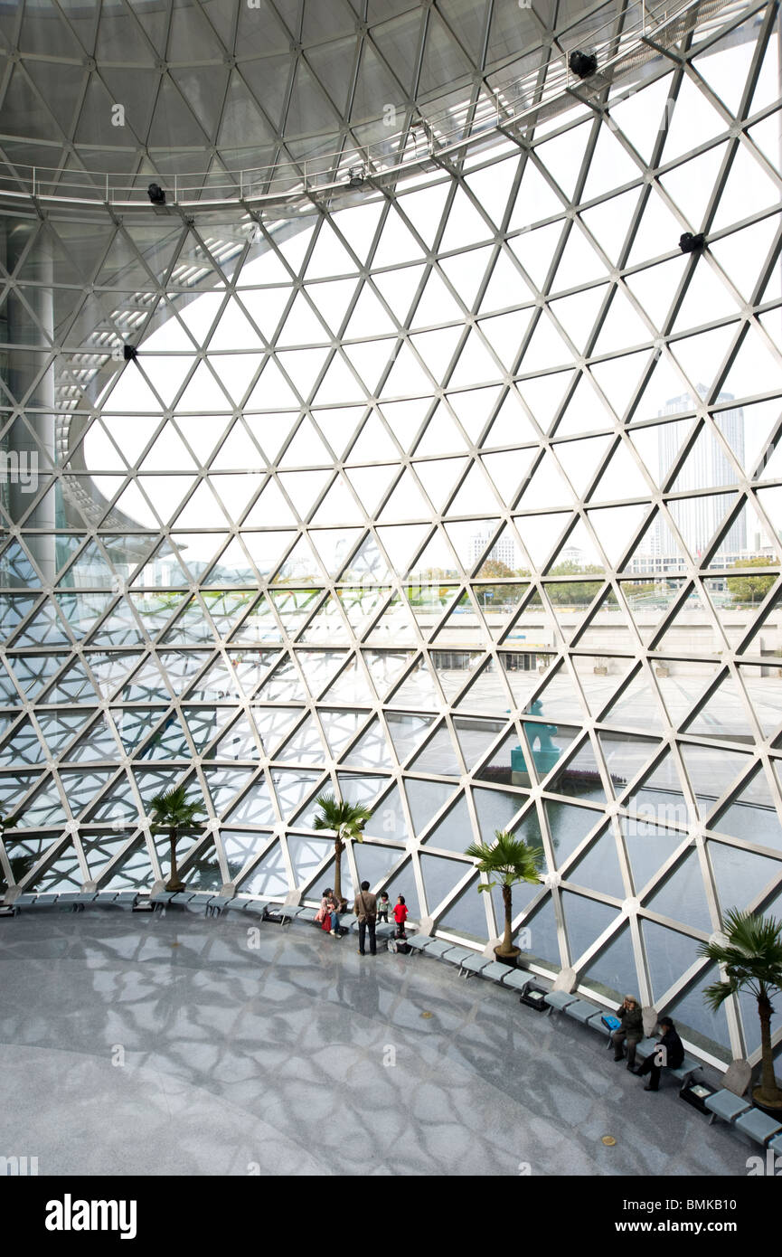 La Shanghai Museo della Scienza e della tecnica, Shanghai, Cina Foto Stock