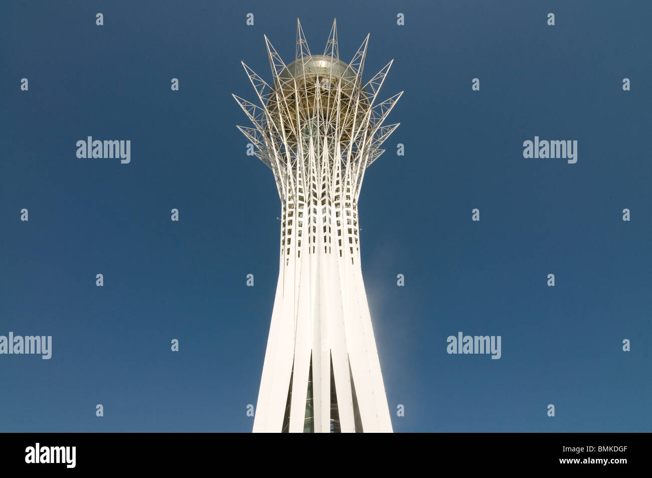 Torre di Bayterek, punto di riferimento di Astana, Kazakistan Foto Stock