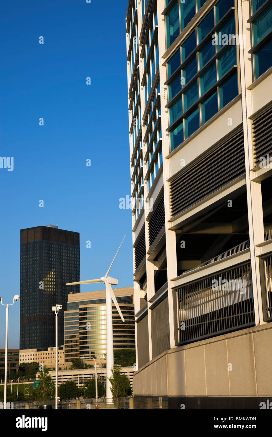 Architettura del centro cittadino di Cleveland Foto Stock