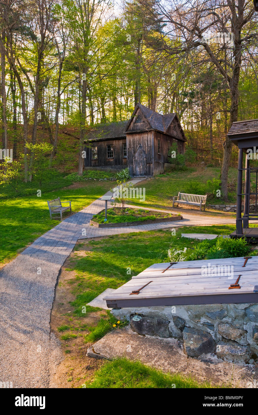 Louisa May Alcott Orchard House motivi (casa di poco le donne), Concord, Massachusetts Foto Stock